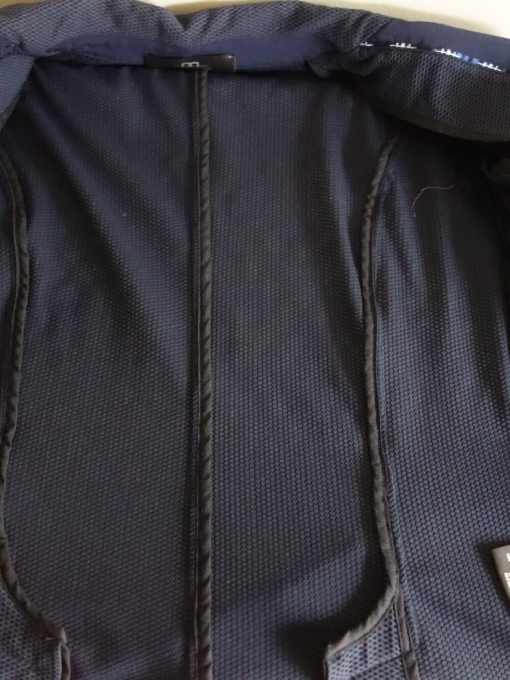 ALESSANDRO ALBANESE Mesh Show Navy Coat – Wmns L (U.S. 10/12) - Picture 10 of 14